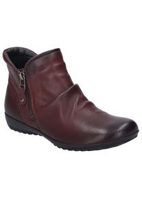 Josef Seibel , Damen , Schlupfboots »Naly 41« Stiefelette, Komfortschuh mit gerafftem Schaft , bordeaux , 37 , 37 , Bequeme Stiefelette mit...
