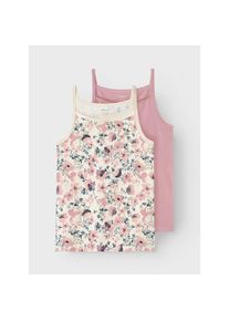 name it , Juegendliche , Unterhemd »NKFSTRAP für Mädchen mit floralem Print im 2er-Pack« Packung, 2 Stk. tlg., bedruckt, casual, regular fit,...