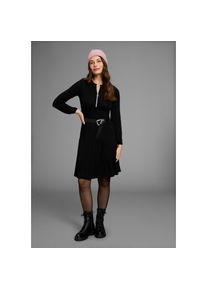 Bruno Banani, Damen, Jerseykleid Ohne Taschen mit tollem Rei&szlig;verschluss-Detail - NEUE KOLLEKTION, schwarz, N-Gr, 44 -N-Gr, schwarz, Jerseykleid aus 