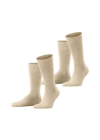 Esprit , Socken »Basic Easy« 2er Pack, 2 Paar tlg. breiter Komfortbund, Doppelpack atmungsaktiv , cream , 39-42 , 39-42 , Herrensocken von Esprit