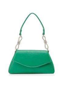 Naemi, Handtasche, Elegante Avendtas Clutch mit Strass-Steentjes und Magneetsluiting, Grün