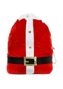 partydeco, Geschenkverpackung, Weihnachtsmann-Geschenksack, 50 x 70 cm, Rot / Weiss (Geschenktüte, 1 x)