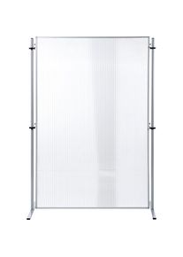eurokraft basic Functionele scheidingswand, verbindingsplaat van polycarbonaat, h x b = 1800 x 1200 mm, VE = 1 stuk