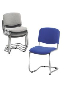 Sedia a telaio oscillante, impilabile - kaiserkraft