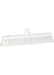 vikan Bezem, breedte 410 mm, zacht/hard, VE = 10 stuks, wit