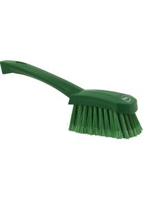 Handbürste kurzer Stiel, weich, gesplisst, VE 10 Stk, grün vikan