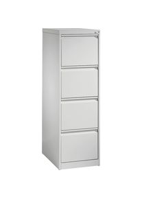 C+P Hangmappenkast ACURADO, 1 rij, 4 laden, lichtgrijs