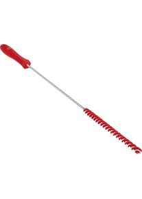 vikan Cepillo para tubos con palo, duro, &Oslash; 10 mm, UE 15 unid., rojo
