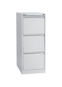 Bisley Hangmappenkast, 1-baans, 3 laden, A4, lichtgrijs