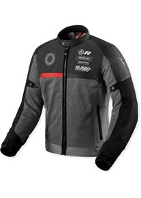 Revit Swiftblade, textile jacket , color: Black/Grey/Red , size: L