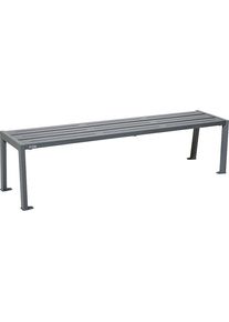 PROCITY Stalen parkbank SILAOS , lengte 1800 mm, antracietgrijs