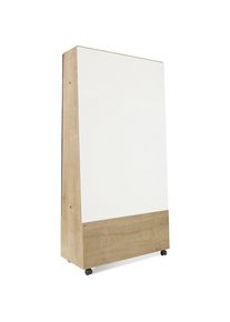 Mobiel whiteboard NATURAL, PRO-versie - plaatstaal, gecoat, bord-b x h = 1000 x 1500 mm