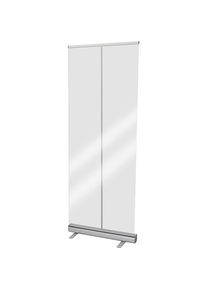 Roll-Up Hygieneschutztrennwand, HxT 2100 x 300 mm, transparent, Breite 850 mm