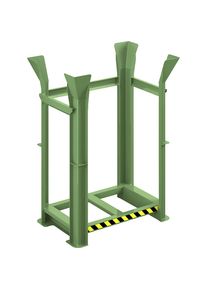 Palletrichtframe Type RRG, voor 10 Europallets, resedagroen