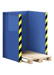 Palletstation Type RPS, voor 10 Europallets, gentiaanblauw