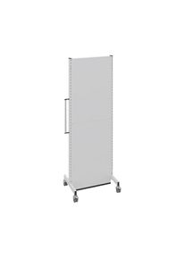 Mobiele akoestische wand, voor industrie en kantoor, l x b x h = 625 x 740 x 2021 mm