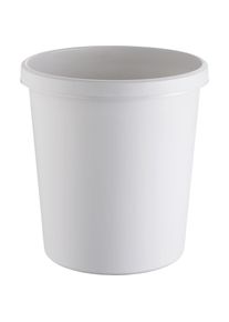 Helit Papelera de polietileno, capacidad 18 l, H x Ø 320 x 310 mm, gris luminoso, UE 15 unid.