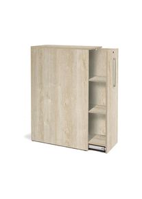 Hoge uittrekkast Seattle, h x b x d = 1250 x 400 x 800 mm, rechts, eikenhout