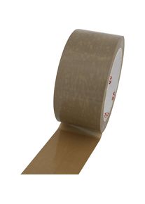 ratioform PVC-pakband, standaard, VE = 36 rollen, bruin, bandbreedte 50 mm