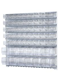 Scaffale a muro modulare con cassettine Mauser