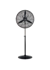 Staande industrie-ventilator IP44, met propeller, zwart