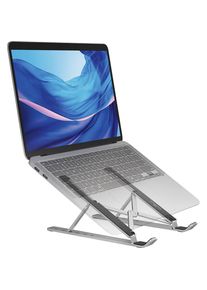 Durable Laptophouder STAND FOLD, tot 15'', VE = 2 stuks, zilverkleurig