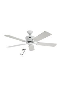 Plafondventilator ECO ELEMENTS, propellerblad-Ø 1320 mm, wit gelakt / lichtgrijs gelakt