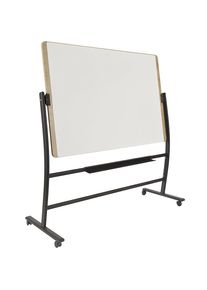 Mobiles Whiteboard NATURAL, Stahl, lackiert, HxBxT 1720 x 1620 x 640 mm