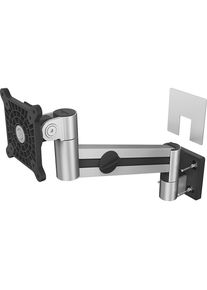 Durable Monitorwandhouder met arm voor 1 monitor, h x b x d = 350 x 290 x 120 mm, metallic zilver