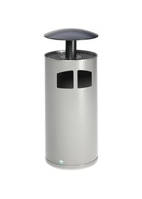 Contenitore per rifiuti con posacenere e contenitore interno Var