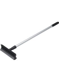 Scheibenschaber, mit Schwamm und Teleskopstiel, VE 12 Stk, weich, schwarz vikan