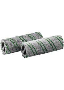 Kärcher Kärcher Rollenset voor schrobzuigmachine, voor ongevoelige harde vloeren, 1 paar, grijs/groen