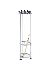 eurokraft pro Kapstok, met meerdere staanders, rond, 12 haken