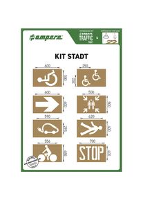 Set di dime per segnaletica Ampere