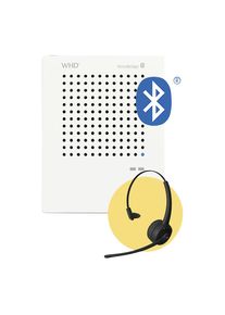 Gegensprechanlage VoiceBridge Bluetooth, 1 Sprechstelle, 1 Headset, kontaktlos, netzbetrieben