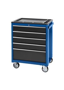 Werkzeugwagen, ohne Werkzeug, mit 5 Schubladen eurokraft basic