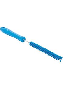 Rohrbürste mit Stiel, hart, Ø 15 mm, VE 15 Stk, blau vikan