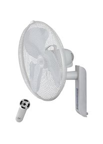Wandventilator, met afstandsbediening, lichtgrijs mat