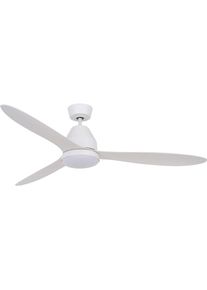 Plafondventilator Lucci air Whitehaven, incl. afstandsbediening en GX53-lichtbron, wit