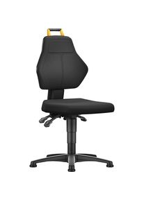 Sedia girevole da lavoro, nero eurokraft pro