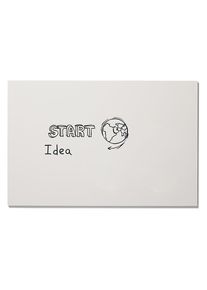 Whiteboard, rahmenlos, Stahl lackiert, wei&szlig;, BxHxT 1480 x 980 x 3 mm SMIT VISUAL