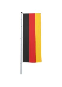 Mannus Bandera con pluma/bandera del país, formato 1,2 x 3 m, Alemania