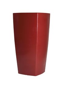 DEGARDO Plantenbak, TREVIA III, h x b x d = 1100 x 570 x 570 mm, robijnrood