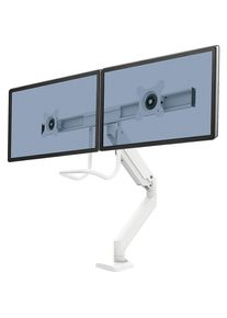 Fellowes EPPA CROSSBAR-monitorarm, zwenkbereik 20°, h x b x d = 830 x 160 x 230 mm, wit