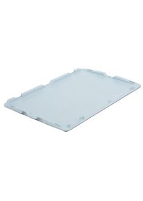 Oplegdeksel, polypropyleen, grijs, voor l x b = 600 x 400 mm, VE = 2 stuks