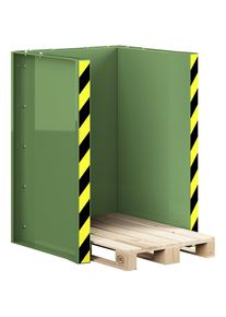 Palletstation Type RPS, voor 10 Europallets, resedagroen