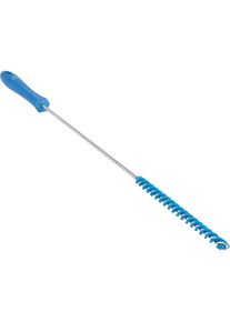 Rohrbürste mit Stiel, hart, Ø 10 mm, VE 15 Stk, blau vikan