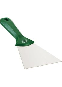 vikan Handkrabber met roestvast stalen mes, breedte 100 mm, VE = 10 stuks, groen
