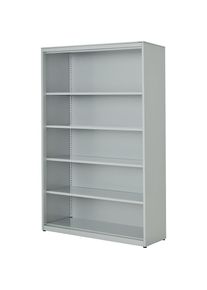Mauser Combistelling, h x b x d = 1956 x 1200 x 432 mm, stalen blad, 4 legborden, lichtgrijs