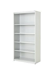 Mauser Estanter&iacute;a combinada, H x A x P 1956 x 1000 x 432 mm, tablero de acero, 4 baldas, blanco puro